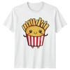 Happy Kawaii French Fries TShirt Kawaii Snacks Food Birthday Gift