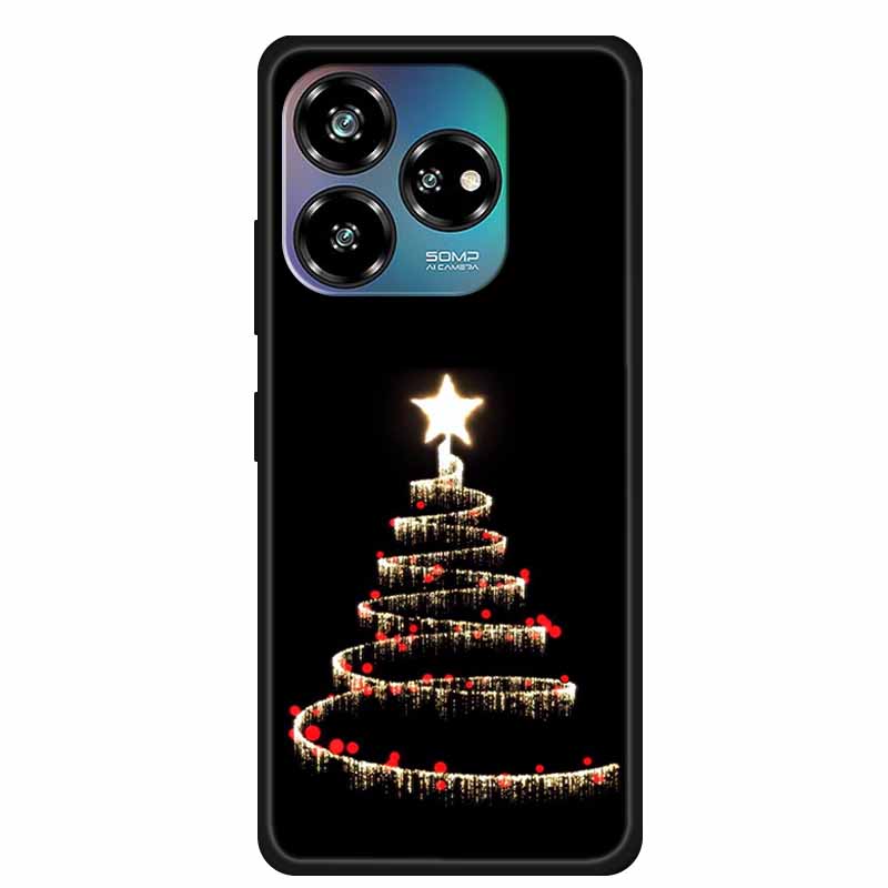 Christmas Lovely Cover For ZTE Axon 60 Lite Case  Axon60 50 40 Lite Pro Ultra 30 Soft Silicone TPU Phone Case For ZTE Axon 60 4G