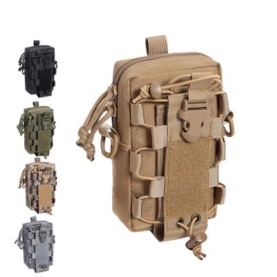 Military Accessory Bag Outdoor Tactical Waist Bag Zip Small Bag Duty Elastic Ammunition Clip Bag Multifunctional Mount Bag