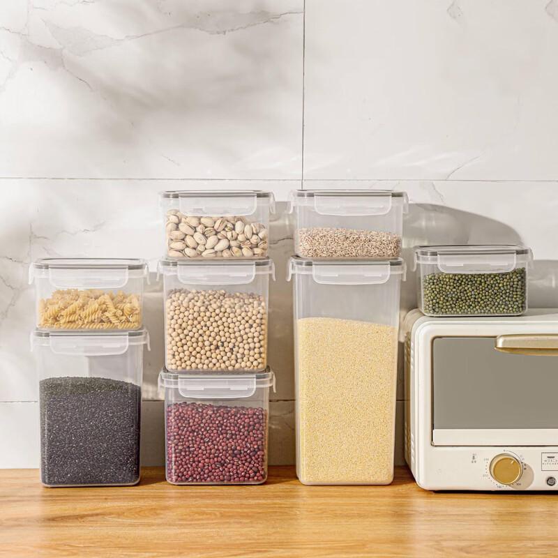 ZISIZ 15-Piece PP Plastic Food Storage Container Set