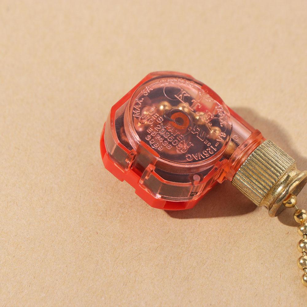 Speed Control 3 Speed Pull Chain Control Smooth Surface 8cm Chain 4 Wire Ceiling Fan Chain Comfortable Light Pull Chain