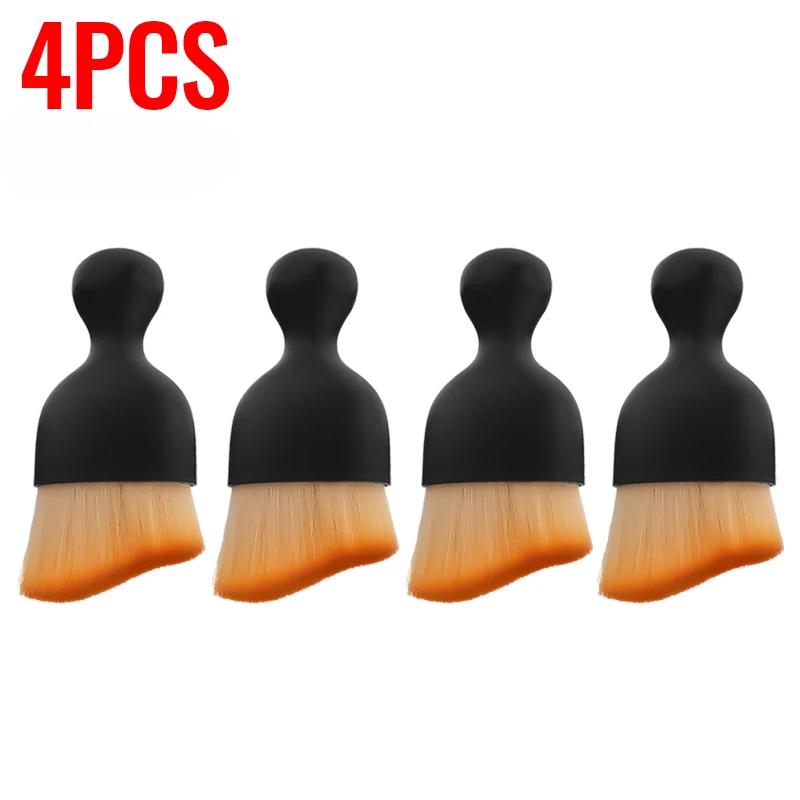 Limpieza Interior Shoes Soft Kitchen Gadgets Gaps Electric Cleaning Brush Home Toilet Brushes Wc Dust Dish Soap 4pcs Useful Car