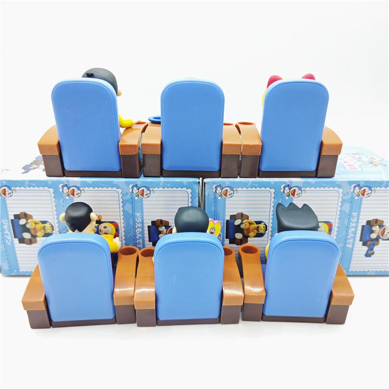 Pvc Doraemon Cinema Series Blind Box Cat Robot Anime Character Figure Toy