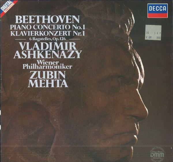 

LP Record VLADIMIR ASHKENAZY ZUBIN MEHTA WI Piano Concerto No1 In C Major 6 B 643132AZ DECCA 1985 Germany Classical Used