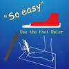 EU Size Foot Measuring Device Adults Foot Length Measuring Ruler Shoe Sizer Gauge Accurate Feet Measurer Measurement Tool