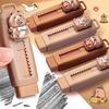 Retractable Eraser Cute Capybara Eraser Drawing Eraser Push-Pull Eraser For Kid Birthday Gifts Office Supplies School Stationery