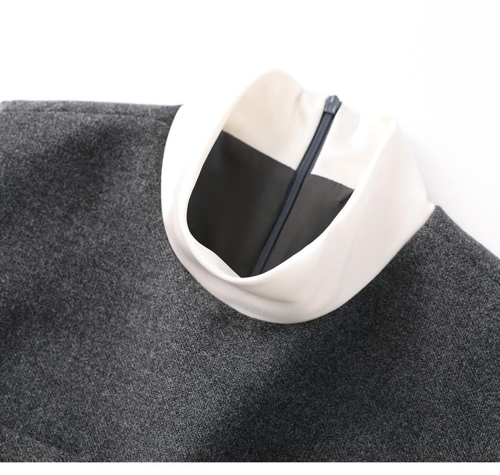 Light Luxury Wool Blend Vest & Knit Skirt Three-Piece Set