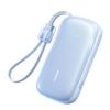 Powerbank 20000mAh 22,5W mit Display Kabel EnerFill FC21 Qpow 3 Ultra - blau