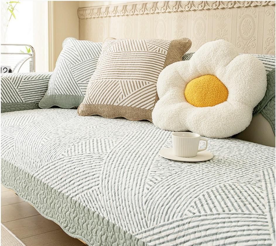 

Универсальная подушка для сиденья Four Seasons, диванная подушка, чехол для дивана, простой и современный противоскользящий коврик для дивана, тканевый кожаный чехол для дивана 50x50cm pillowcase