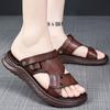 Fashion Men's High-quality Fashion Casual Sandals Summer Dual-purpose Breathable Sports Slippers Outdoor Waterproof Anti Slip Beach Shoe
