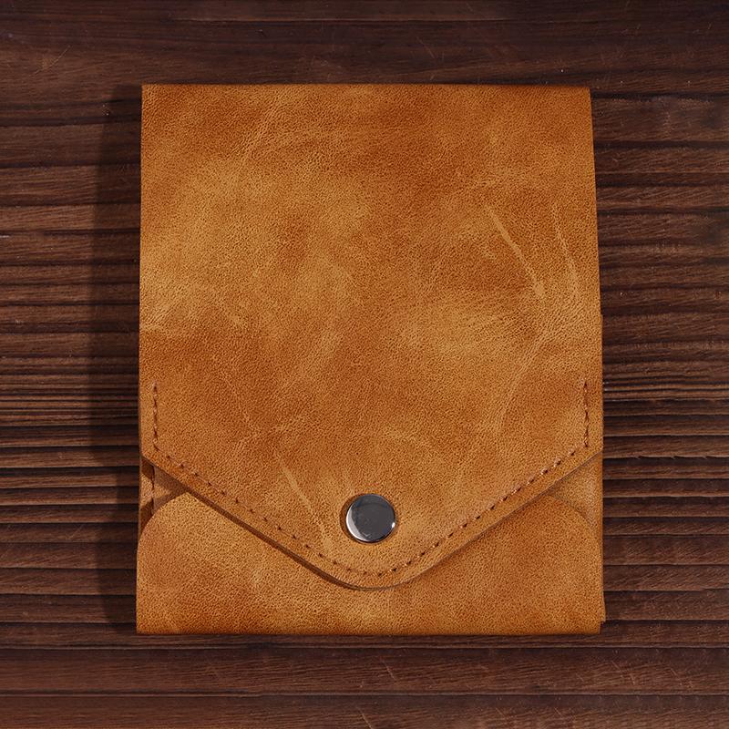 Multifunctional Compact Wallet Bi-Fold Id Card Clip With Pen Minimalist Wallet For Daily Commuting Business And Travel