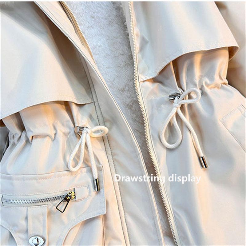 2025 Fashion New Women's Warm Coats Winter Coats for Ladies Stylish Versatile Coats Waist-cinching Type Ladies' Jacket