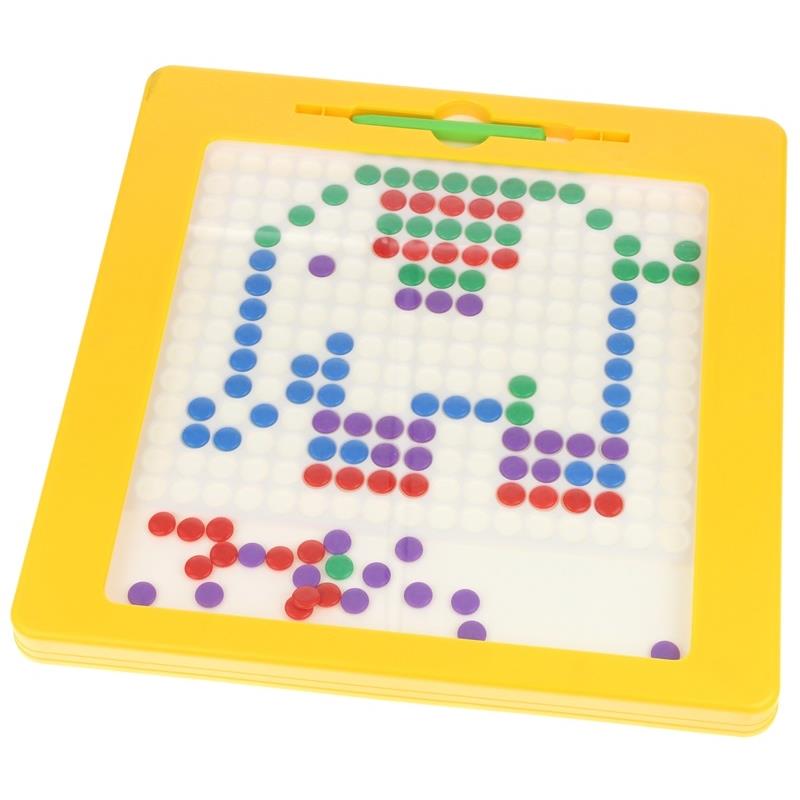 Magnetic Board MagPad Button Puzzle Montessori Mosaic