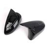 M Style Horn Glossy Black Mirror Cover Caps For Lexus IS RC 200 300 350 450 2014-2020