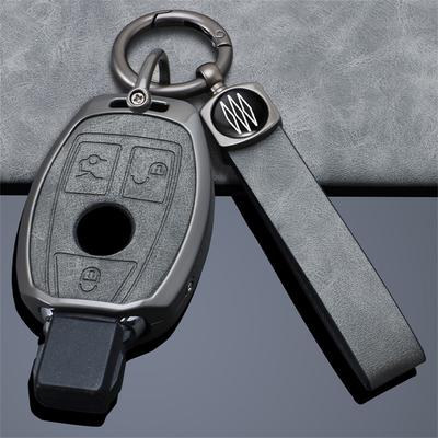 Car Key Case Cover Key Bag for Mercedes Benz A B C S Class AMG GLA CLA GLC W176 W221 W204 W205 Accessories Holder Shell Keychain