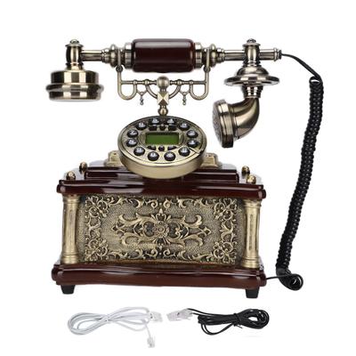Antique Telephone Retro Old Fashioned European Corded Telephone for Home Hotel Office Decor