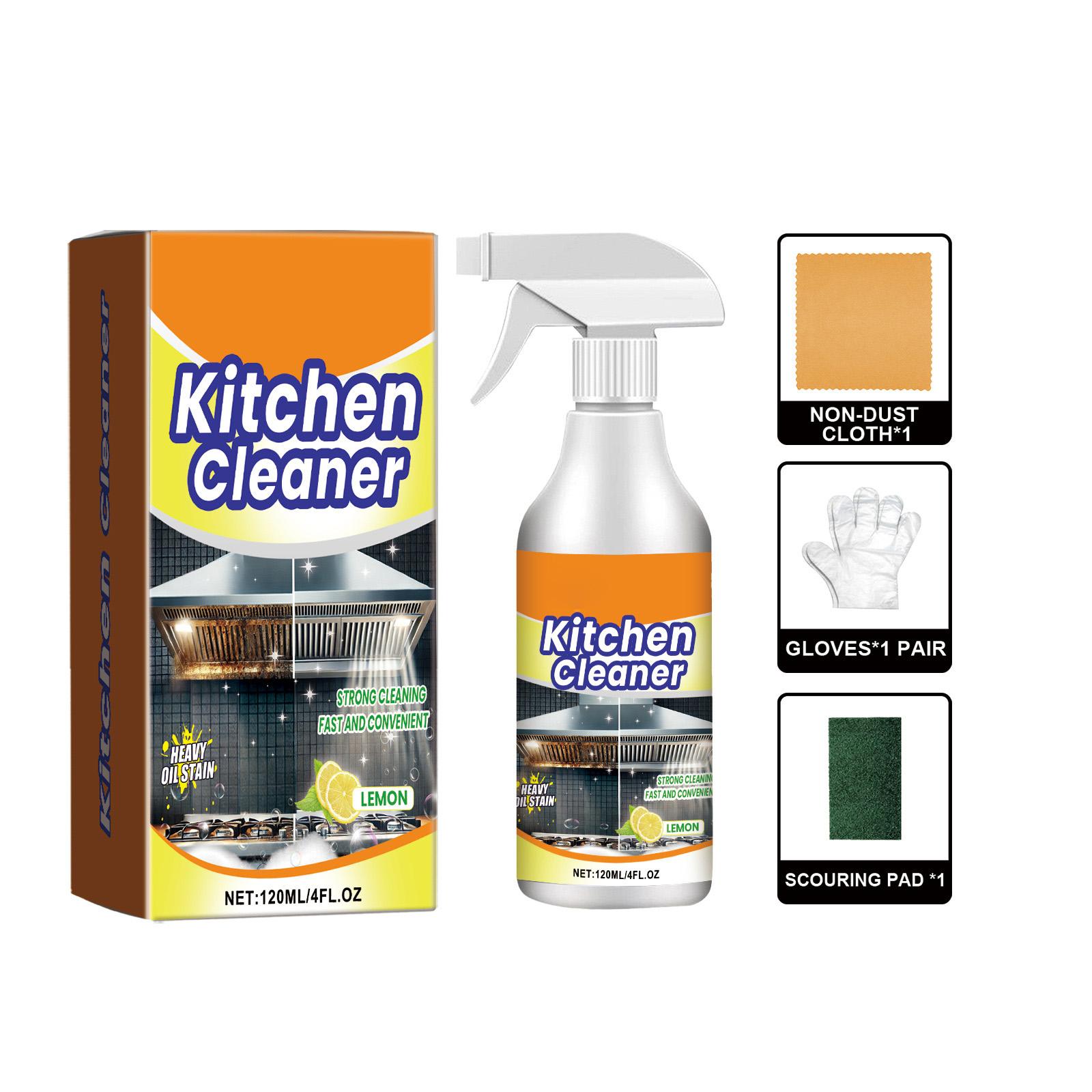 

Grease Cleaner For Kitchen Range Hoods, Stovetops, And Sinks; Grease And Grime120ml One Size