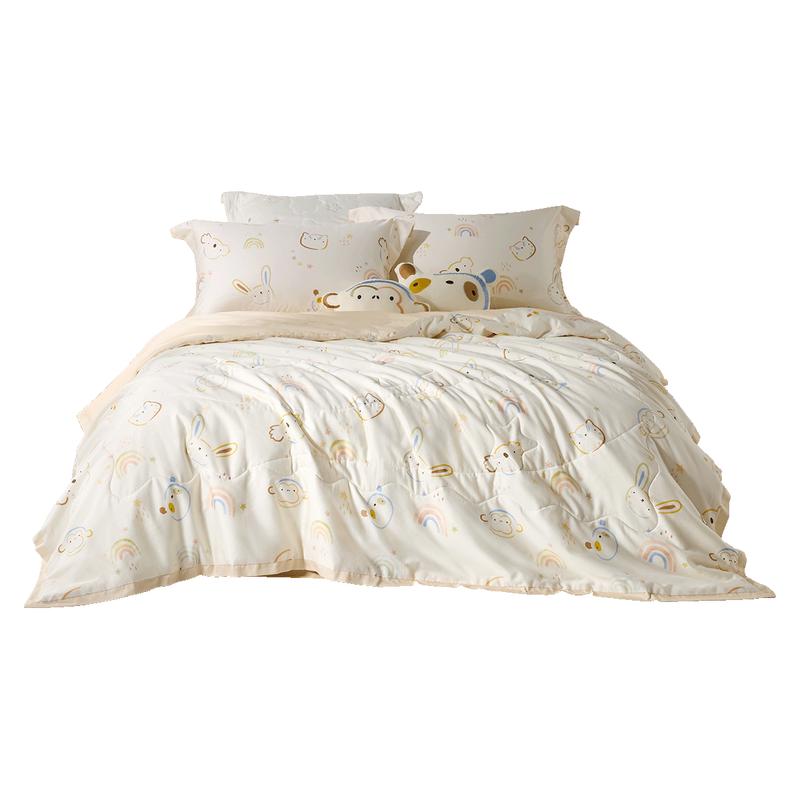 

Luolaikids Washable Tussah Silk All-Season Duvet with 60-Count Cotton Cover 200x230cm