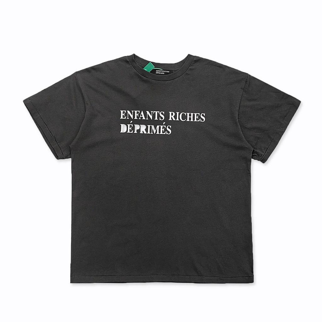 ERD Melancholie Trendmarke Zweite Generation Porträt High Street Druck Locker Herren T-Shirt Retro Rundhals Kurzarm