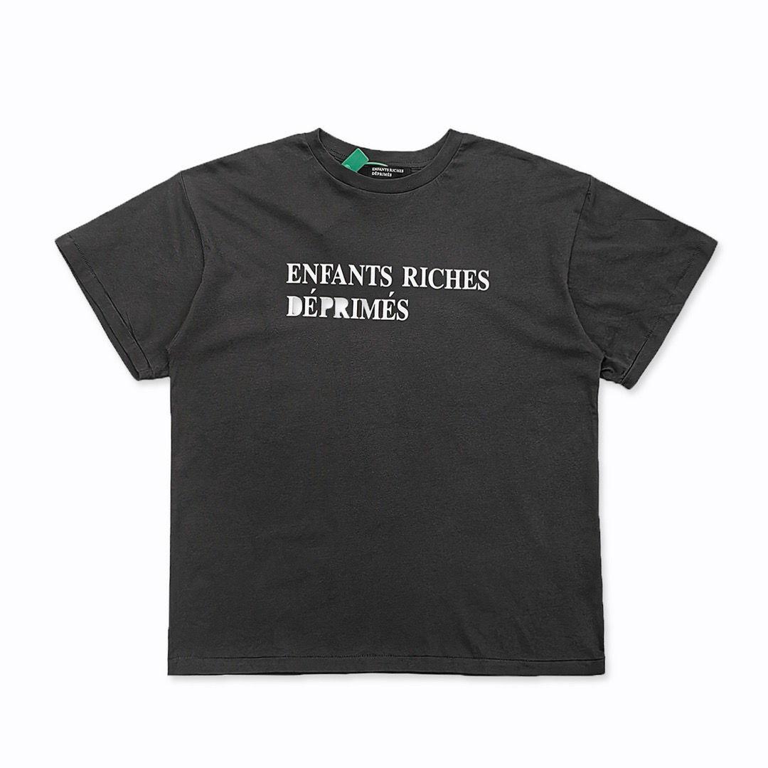 BenberFashion ERD Melancholie Trendy Merk Tweede Generatie Portret High Street Print Los Heren T-shirt Retro Ronde Hals Korte Mouw 2XL