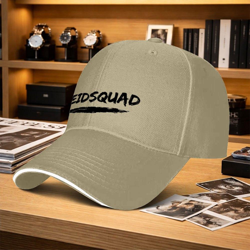 Eidsquad Adjustable Sandwich Baseball Cap Trendy Printed Unisex Duckbill Hat For Fishing Golf Camping Hiking