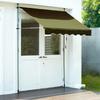 IRIS PLAZA Tension Awning UV Over Rain 300 X 120 Cm Tent, Khaki, Expandable, Sunshade, Protection, 99% Protection, Blackout, Protection, Privacy,