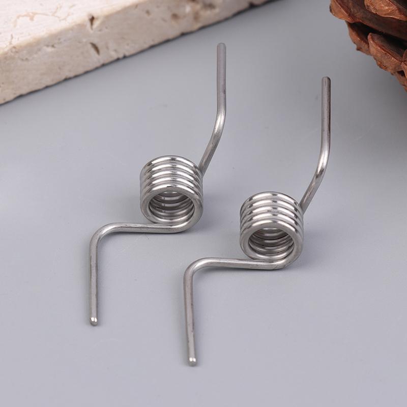 2Pcs/Set Refrigerator Divider Door Hinge Spring Accessories Baffle Strong Stainless Steel Refrigerator Door Torsion Springs