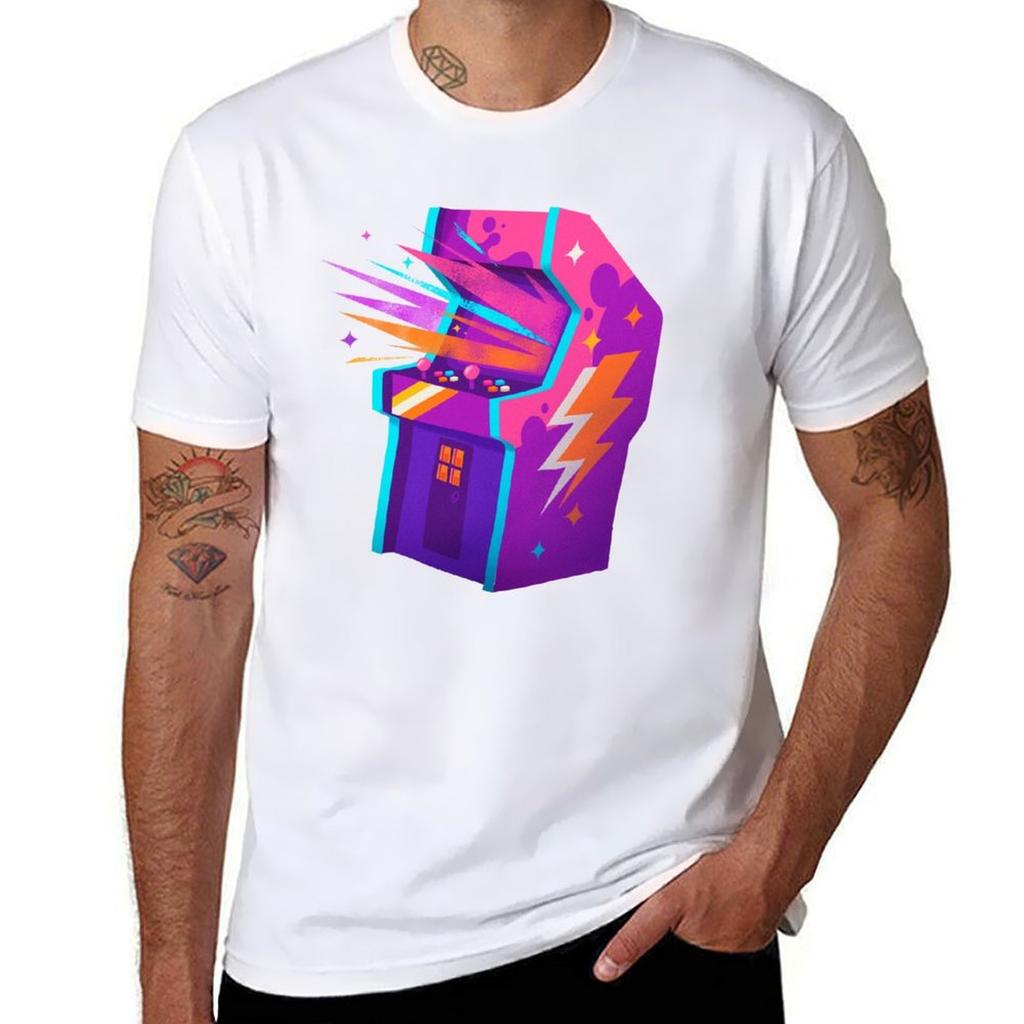 Arcade T-Shirt t shirts for man cotton funny essential t shirt T-Shirt