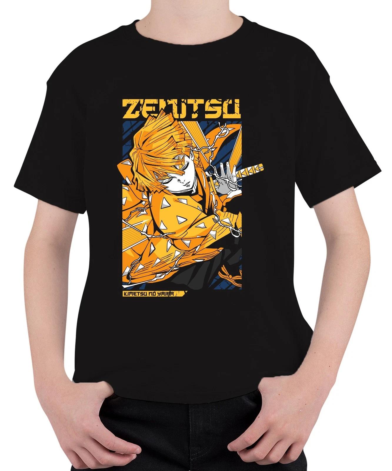 Zenitsu Agatsuma Kimetsu no Yaiba Blitz Schwert Anime Japan Y2K Streetwear Manga XXXXL