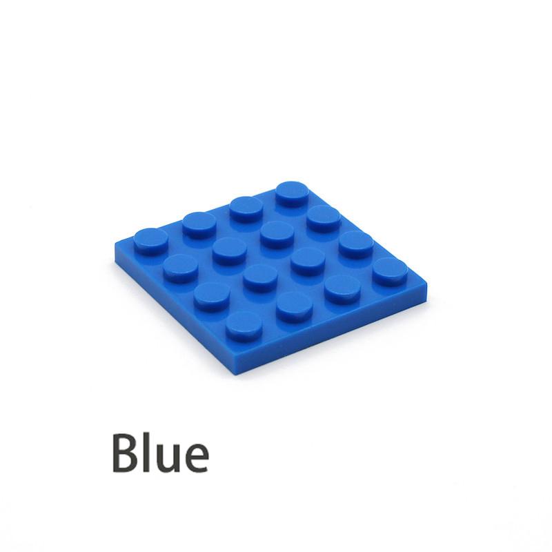 30 buc Blocuri de construcție DIY Cărămizi Figuri Subțiri 4x4 Puncte 12 Culori Educațional Creativ Mărime Compatibil cu 3031 Jucării pentru Copii