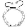 2019 Volcanic Stone Beads Woven 8-Character Couple Bracelet