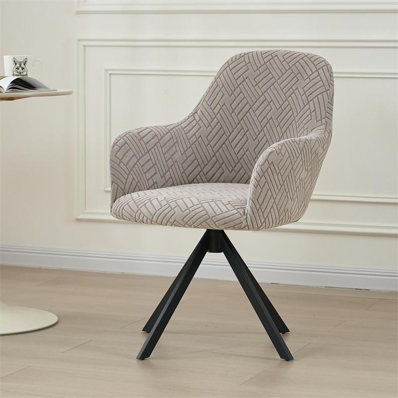 

1/4pcs Elastic Jacquard High Arm Dining Chair Covers Stretch Office Chair Cover for Hotel Bar Chairs Seat Slipcover Living Room 1pc