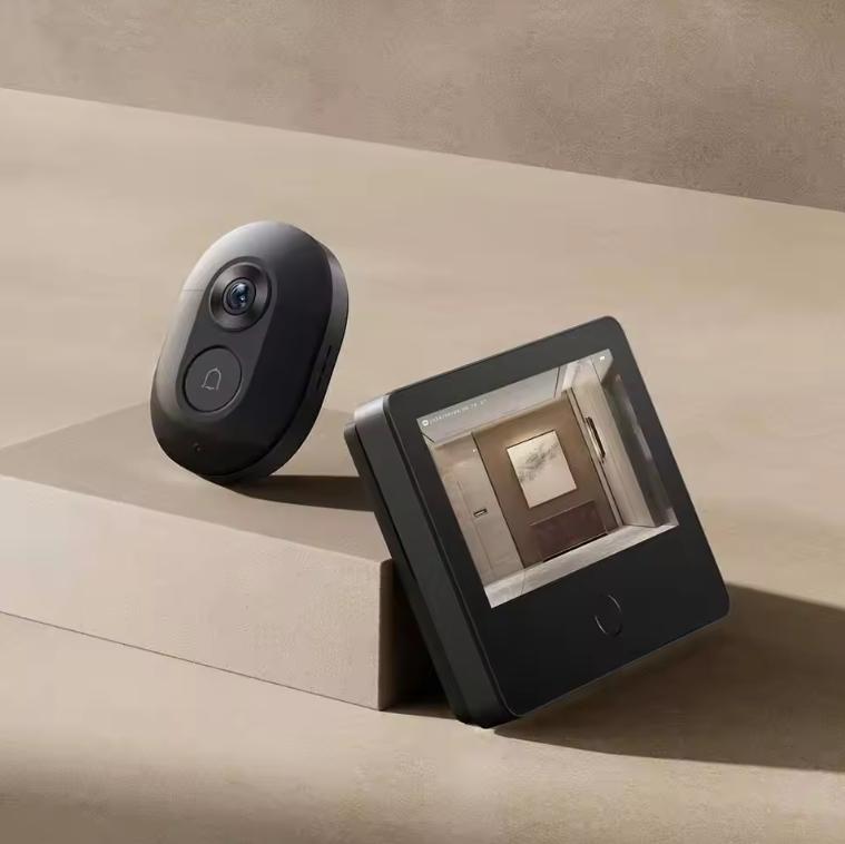 Xiaomi Slime Kattenoog 2 Smart Home Video Intercom Draadloze Deurbel Deurspion 5-inch 720P High-Definition Infrarood Nachtzicht