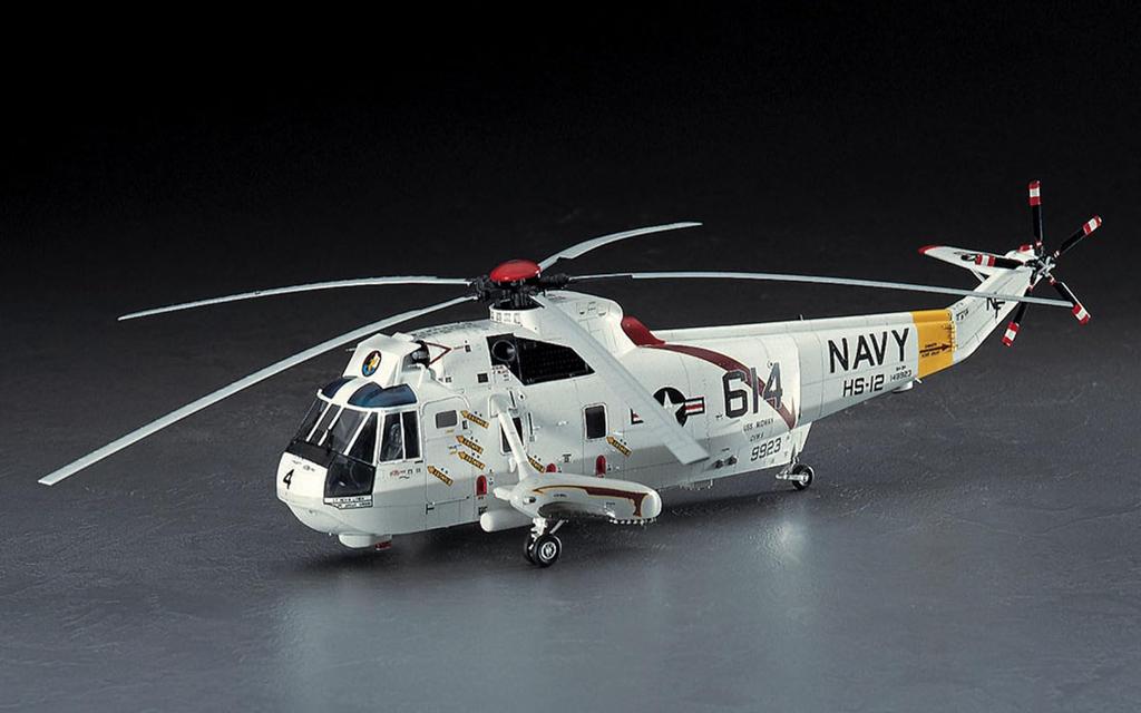 Hasegawa US Navy Sea King Plastic Model Kit PT1 1/48 SH-3H