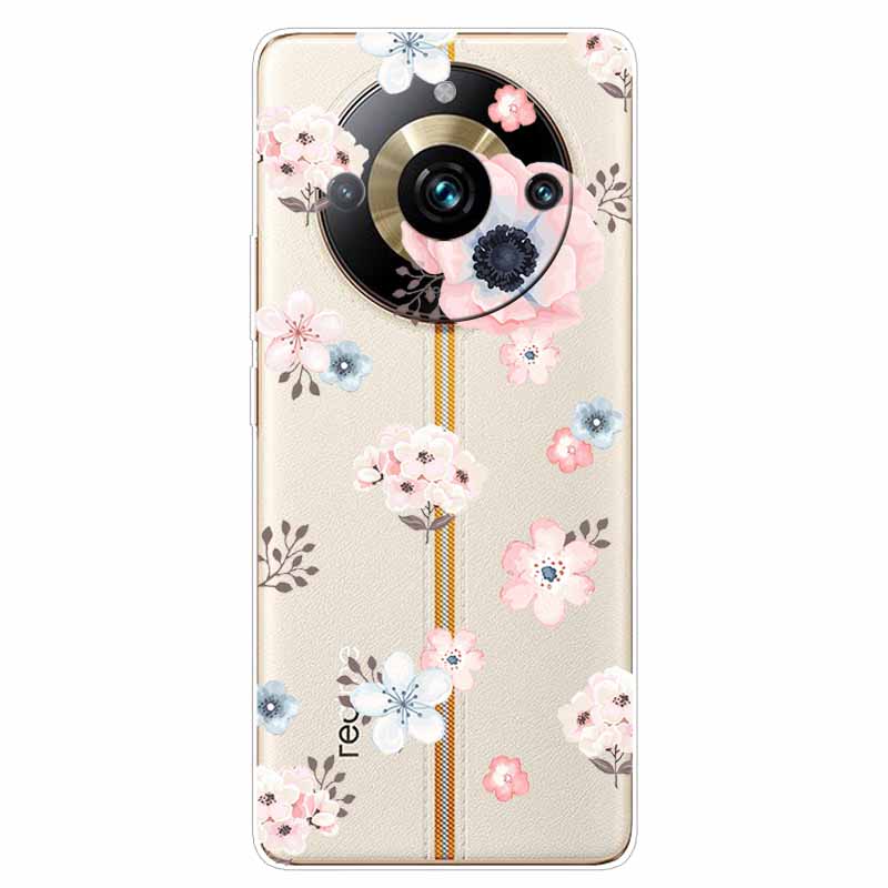 For Realme 11 Pro+ Plus 5G Case Transparent Cute Soft Silicone TPU Coque for Realme 11 Pro Phone Cover Realme11 Pro Plus Clear