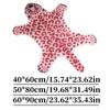 Cartoon Pink Tiger Carpet Striped Leopard Pattern Tiger-shaped Doormat Absorbent Wear-resistant Bedroom Floor Mat Home Decor