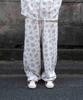 KOOKEESEE Flower Waffle Jogger Pants (Ivory)