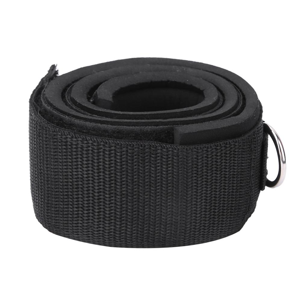 Cotton Fitness Thigh Strap Black Strength Training Accessories Leg Strap  Gym Training