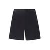 Li Ning Sports Lifestyle Serie Einfarbig Bedrucktes Logo Elastische Reißverschluss-Shorts Herren Shorts Schwarz AKSS299-1