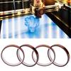 4Pcs Heat Resistant Polyimide Tape YellowBrown For 3D Printer Heating Bed Board