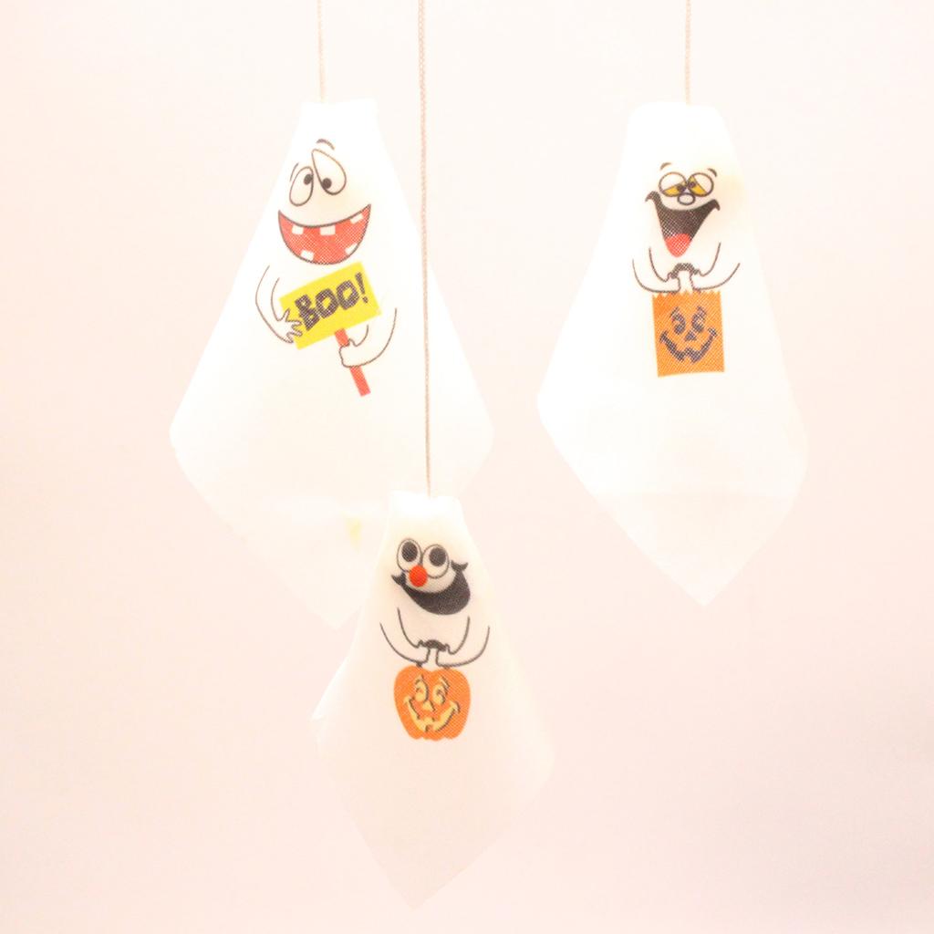 Cute 3Pcs Flying Ghost Halloween Party Hanging Ghosts Decoration for Front Yard