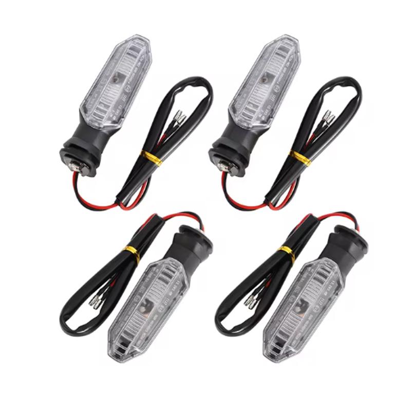 Motorcycle LED Turn Signal Light For HONDA CB500X CB500F CBR 600RR 650F CB650F CRF250L CRF300L NC 700 8MM Moto Indicator Lamp