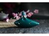 Dark Green 12-Hole Alto C Key Zelda Ocarina with Excellent Intonation and Tone