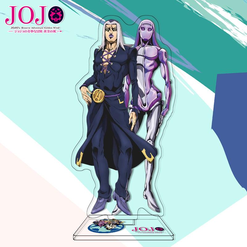 JOJO s Bizarre Adventure Golden Wind Anime Acrylic Standee Character Display Figurine Dropshipping Anime Merchandise