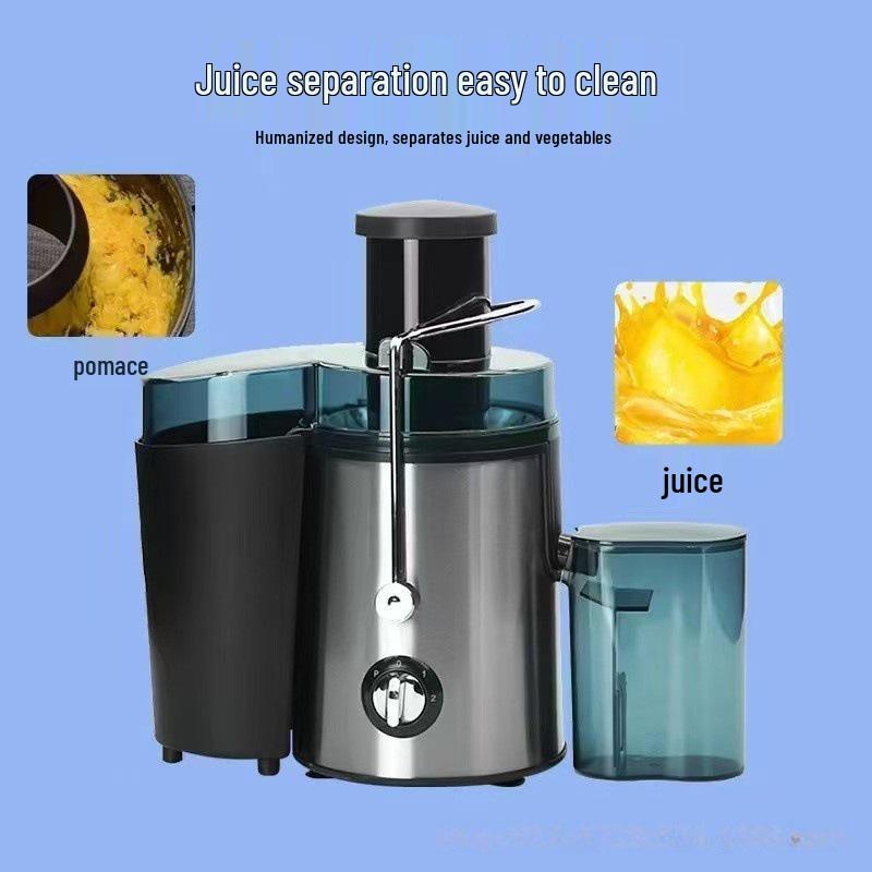 Grensoverschrijdende Multifunctionele Langzame Sapcentrifuge: Automatische pulpafscheiding, Grote opening voor fruit & groenten.
