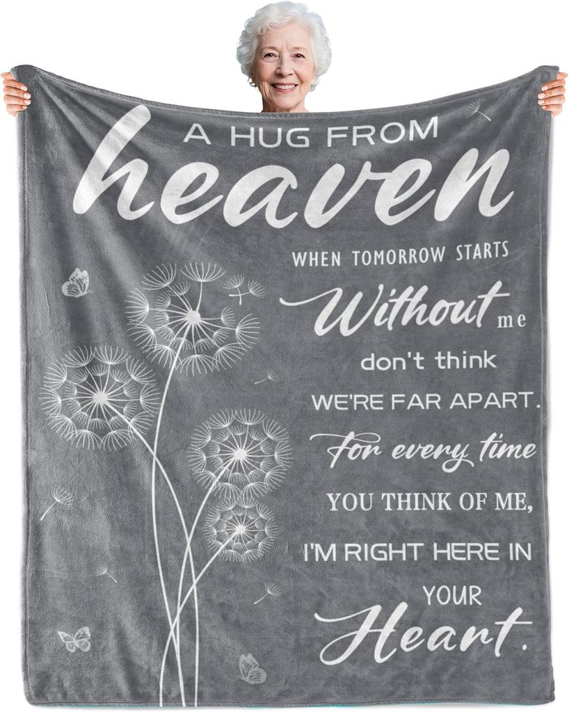 Healing Hug Blanket X Inspirational Get Well Gifts for Women Perfect Sympathy Care Gift After Surgery or Cancer Treatment
