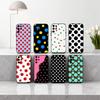 P-Polka D-Dot A-Art Phone Case For Samsung S25,24,23,22,30,21,10,9,Ultra,Plus,Lite,FE,4,5 G Soft Black Case
