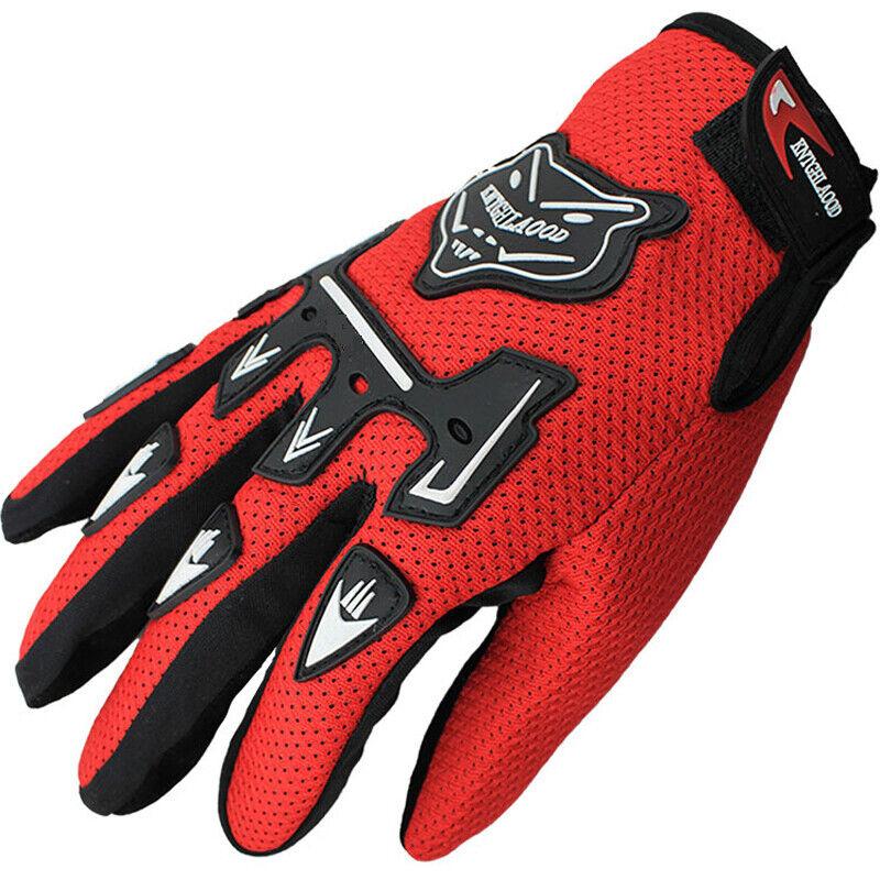 Kids 1 Pair Breathable Full Finger Non-slip Non-slip Cycling Gloves Bicycle Riding Mitts Mountain Bike Racing Gloves