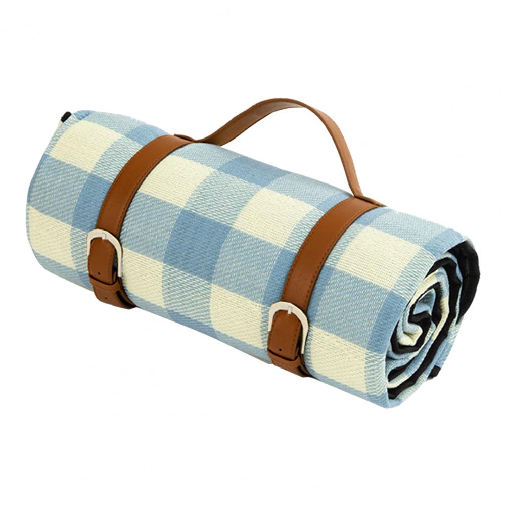 Camping Blanket Machine Washable Outdoor Activity Blanket Moisture-proof Foldable Large Area Plaid Picnic Mat Outdoor Activity Supplies