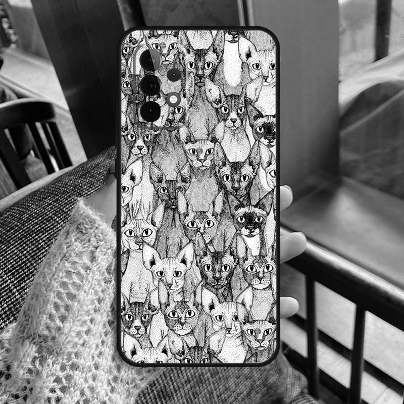 Sphynx Sphinx Cat Case For Samsung Galaxy A12 A22 A32 A52 A06 A54 A34 A14 A56 A36 A26 A16 A13 A53 A15 A35 A55